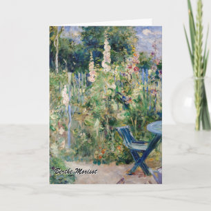 Tarjeta Berthe Morisot - Rosas Trébol / Malvarrosas