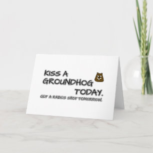 Tarjeta Besa un manicomio hoy. Recibir una inyección de ra