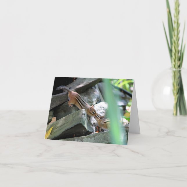 Tarjeta Besar Chipmunks (Anverso)