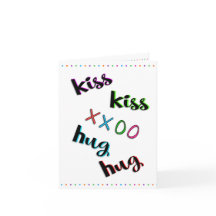 Beso Besar Abrazo Amor Amante Amigo Diversión Cump