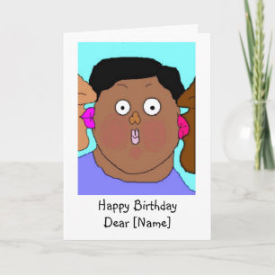 Tarjeta Beso de cumpleaños