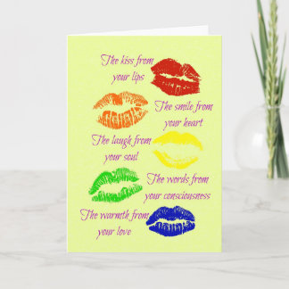 Tarjeta Beso de sus labios