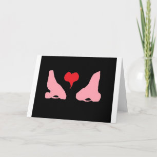 Tarjeta Beso esquimal