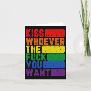 Tarjeta Beso lindo Ss Cute Ssver La F Que Quieres Gay Lgbt