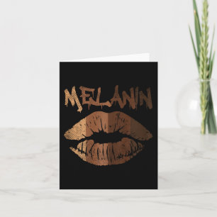 Tarjeta Beso Lip Bhm Historia Negra Mujeres Orgullo Afro G