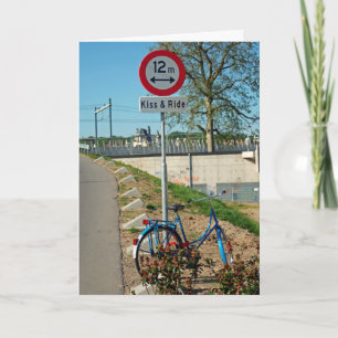 Tarjeta Beso y paseo