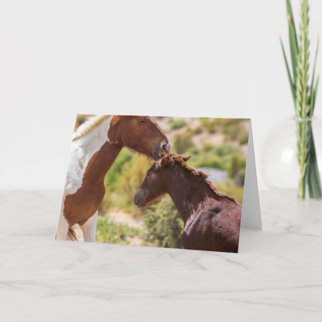 Tarjeta Besos mami (Anverso)