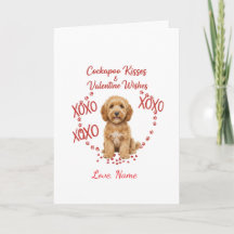 Besos Personalizados de Cockapoo para San Valentín