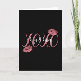 Tarjeta Besos XOXO