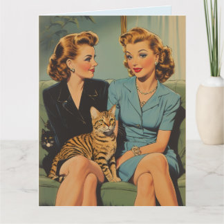 TARJETA BEST FRIEND BFF BIRTHDAY RETRO GREETING CARD
