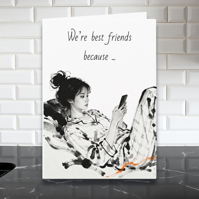 Tarjeta Best Friend Humor | Showing Appreciation (Subido por el creador)
