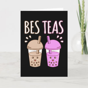 Tarjeta Besteas Burbble Boba Kawaii Tea Graphic