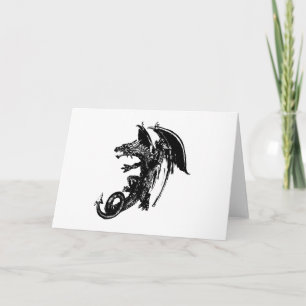Tarjeta Bestia del Dragón Nocturno Dragón Personalizable