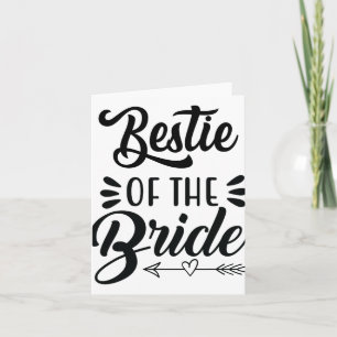 Tarjeta Bestie De La Noche De La Fiesta De La Boda De Novi