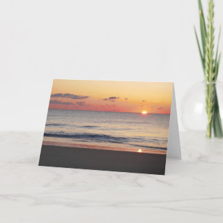 Tarjeta Bethany Beach Sunrise II