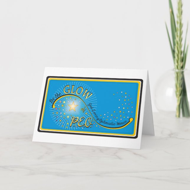 Tarjeta BeTheGlowOfPEO Notecards (Anverso)