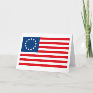Tarjeta Betsy Ross Flag Greeting Card