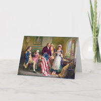 Betsy Ross y las barras y estrellas 1777