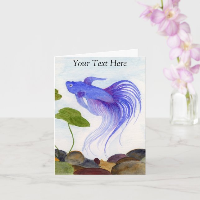 Tarjeta Betta Fish (Orquídea)
