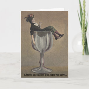 Tarjeta BFF humor definido LOL Lady Friendship Secrets