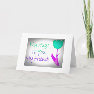 TARJETA BFF'S BIRTHDAY HUGS / WISHES BEST BIRTHDAY