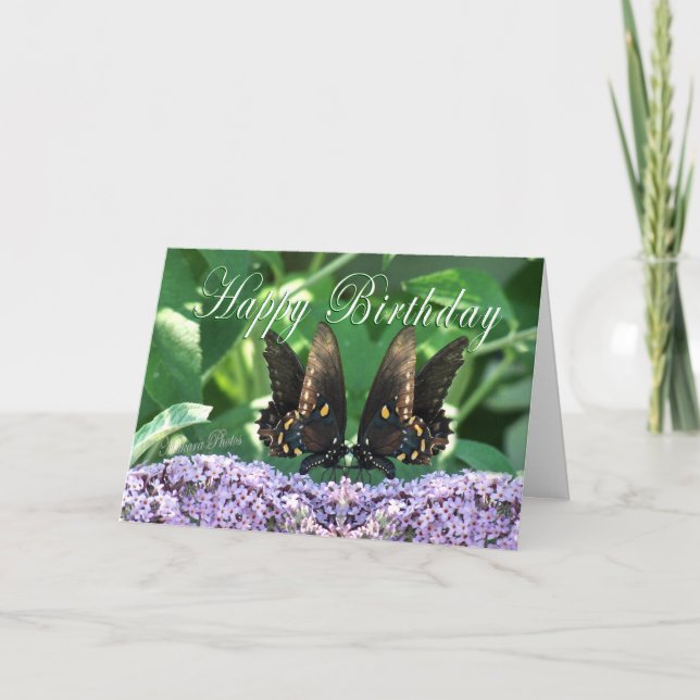 Tarjeta BflyKissesHBDcard (Anverso)