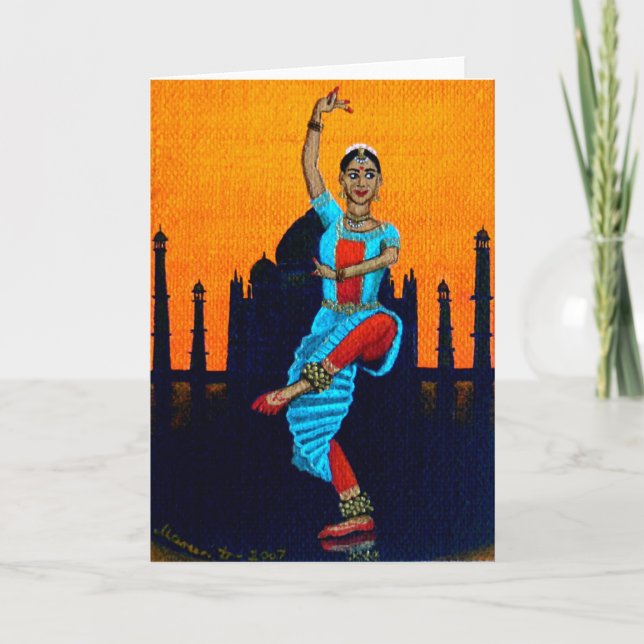 Tarjeta "Bharatanatyam " (Anverso)