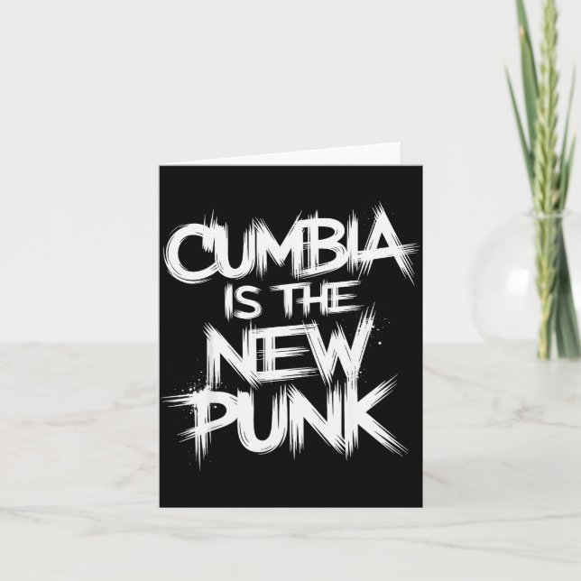 Tarjeta Bia Is The New Punk Bold  (Anverso)