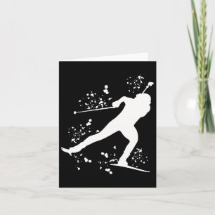 Tarjeta Biathleta Esquí Nórdico Biatlón 18