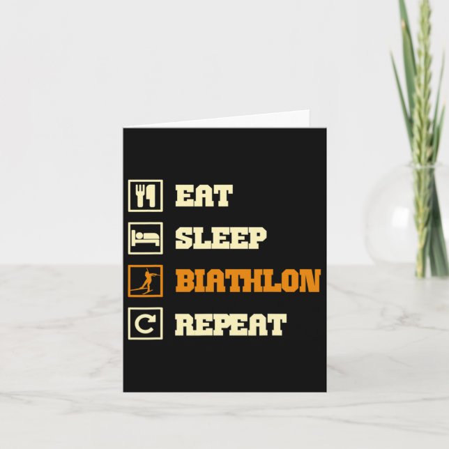 Tarjeta Biatlón (Anverso)