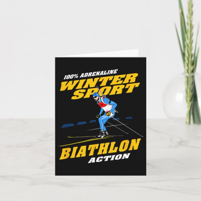 Tarjeta Biatlón 5  (Anverso)