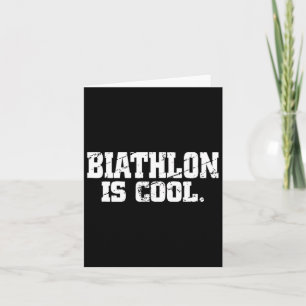 Tarjeta Biatlón Biatleta Biatlón Deporte 2 