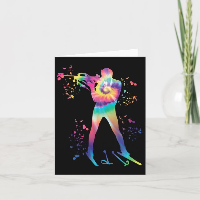 Tarjeta Biatlón de esquí nórdico (Anverso)