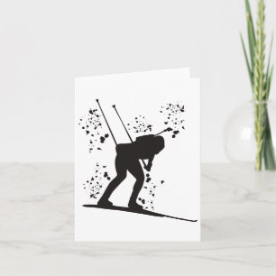 Tarjeta Biatlón de esquí nórdico 12