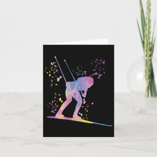 Tarjeta Biatlón de esquí nórdico 19