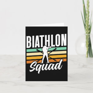 Tarjeta Biatlón Deportes Biatleta Biatleta