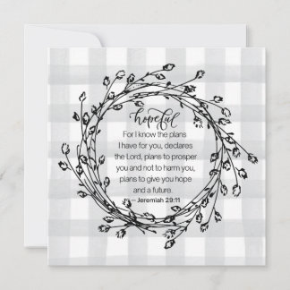 Tarjeta Biblia cristiana contra Inspiradora