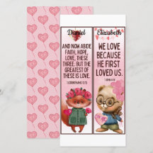 Biblia de amor cristiano lindo versus marcadores p