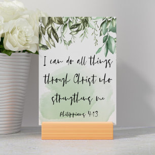 Tarjeta Biblia Verse Philippians