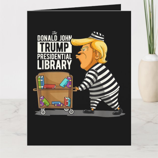 Tarjeta Biblioteca Presidencial Trump Prisión (Anverso)