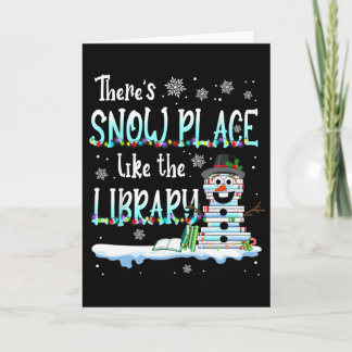 Tarjeta Bibliotecario No hay lugar como la biblioteca Navi