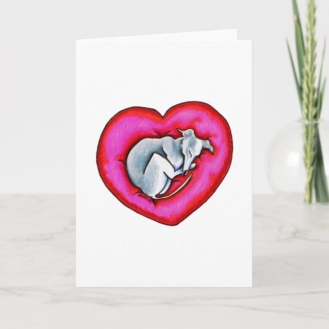 Tarjeta Bicho Acurrucado Gris (Anverso)