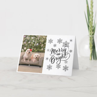 Tarjeta Bichon Maltese Christmas Tree