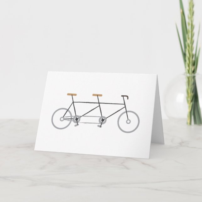 Tarjeta Bici en tándem (Anverso)