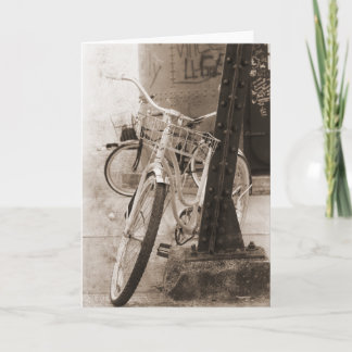 Tarjeta Bicicleta