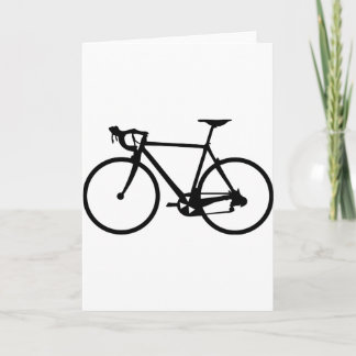Tarjeta bicicleta de carreras