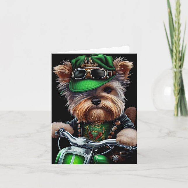 Tarjeta Bicicleta de ciclismo más aterradora para perros S (Anverso)