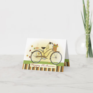 Tarjeta Bicicleta de entrega de tartas