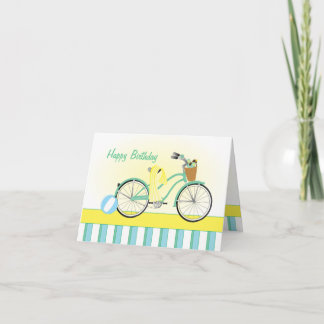 Tarjeta Bicicleta de la playa