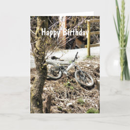 TARJETA BICICLETA DE MONTAÑA